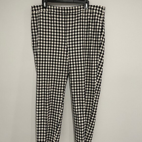 Talbot Women Chatham Ankle Checkers Size 16 Pants - Picture 3 of 13